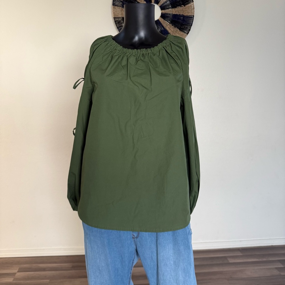 Elegant Forest Green Blouse for Women